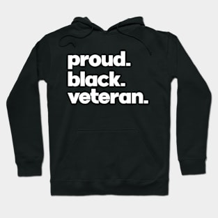 Proud Black Veteran Hoodie